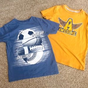 Set of 2 Youth Tees T-shirts size 5/6